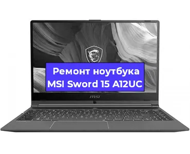 Чистка от пыли и замена термопасты на ноутбуке MSI Sword 15 A12UC в Нижнем Новгороде